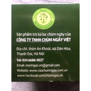 [Mẫu tặng] Trà chùm ngây túi lọc Moris