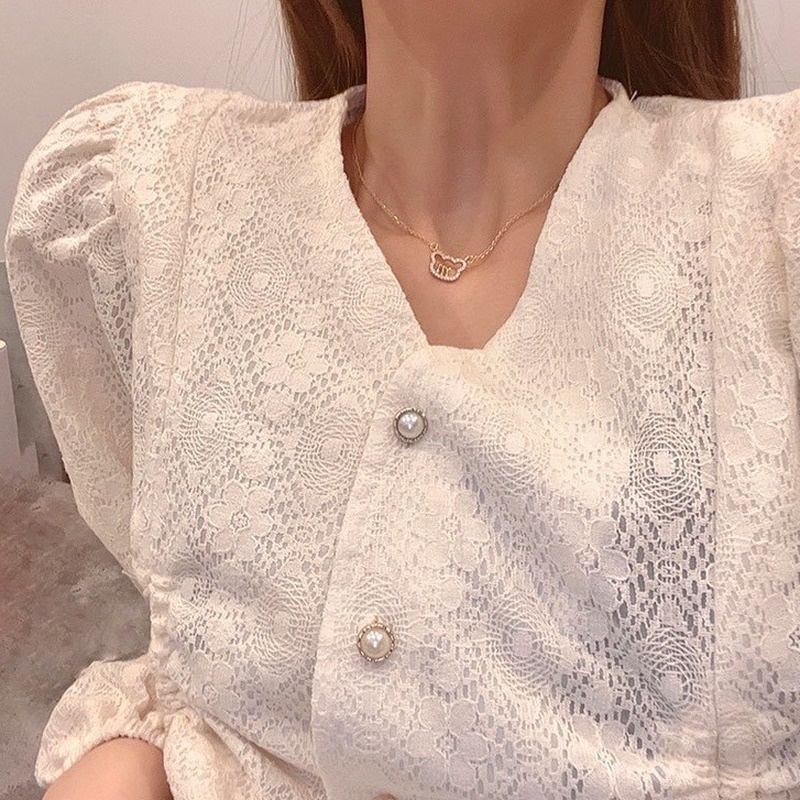 Dây Chuyền 210825 Mặt Hình Gấu Đáng Yêu Sành Điệu