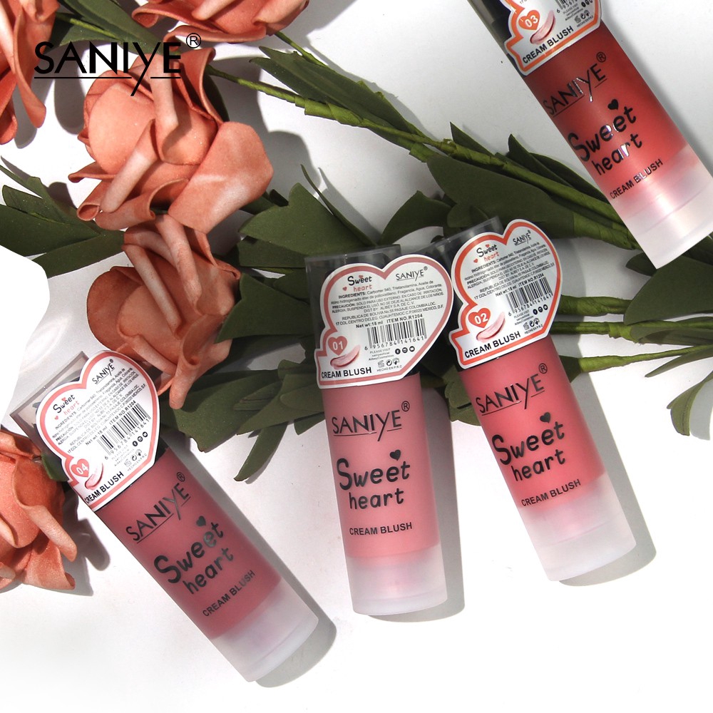 SANIYE Má hồng dạng lỏng kháng nước dưỡng ẩm làm sáng màu da lâu trôi R1204 | BigBuy360 - bigbuy360.vn