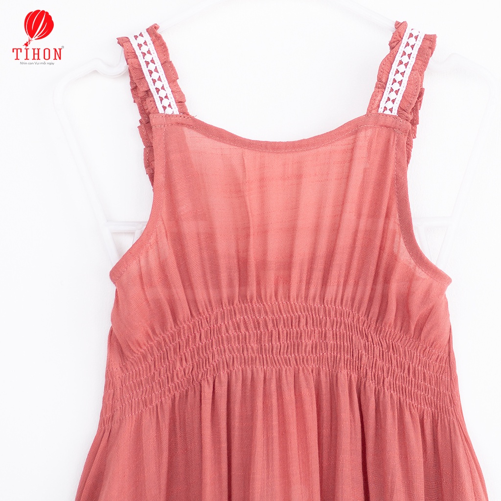 Váy Cho Bé Gái TIHON 2 Dây Maxi 3 Màu Xinh Xắn VT0750203