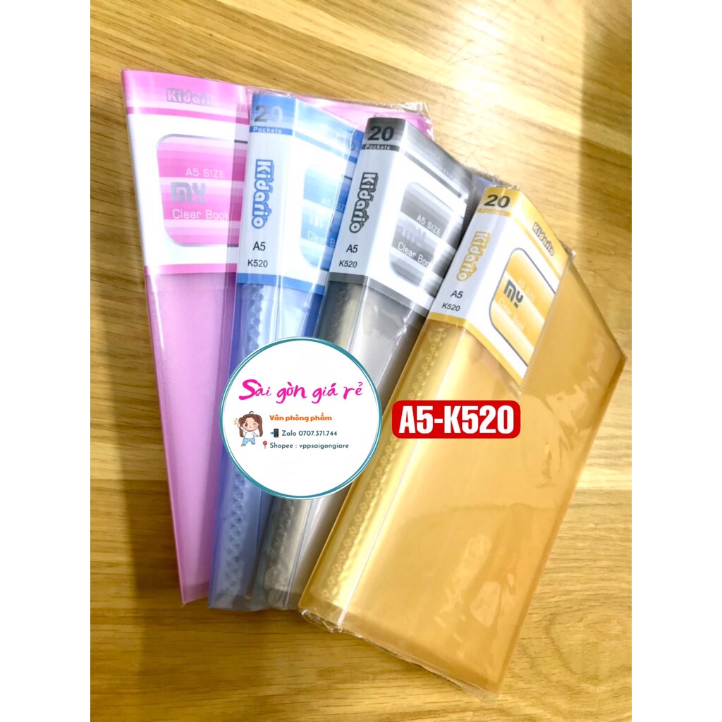 Bìa Hồ Sơ A5 20-30-40-60-80-100 Lá Đựng Tài Liệu Chống Thấm Nước Tiện Dụng