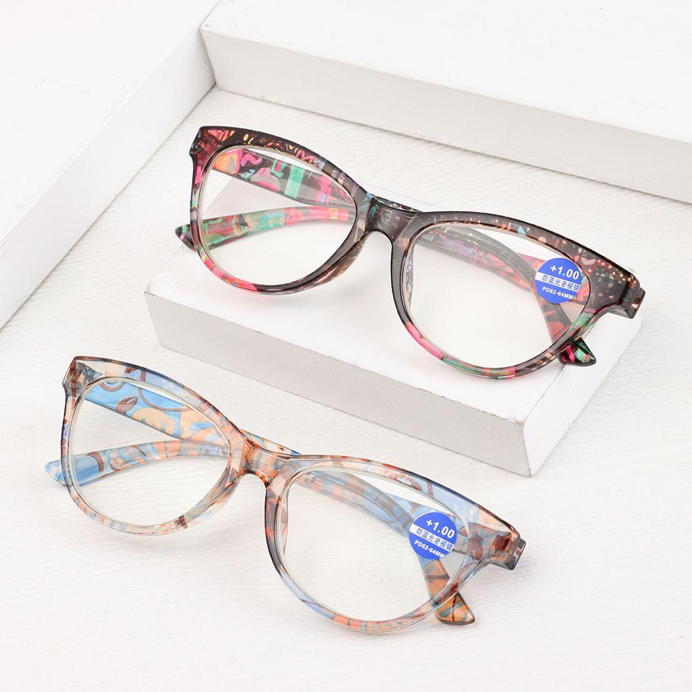 Kính Đọc Sách Gọng Hoa Siêu Nhẹ Phong Cách Cổ Điển Cho Nam Và Nữ