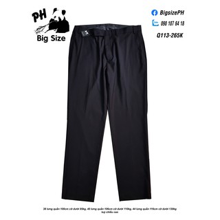 [BIGSIZE QUẦN TÂY]- Quần tây đen nam big size 38 40 44