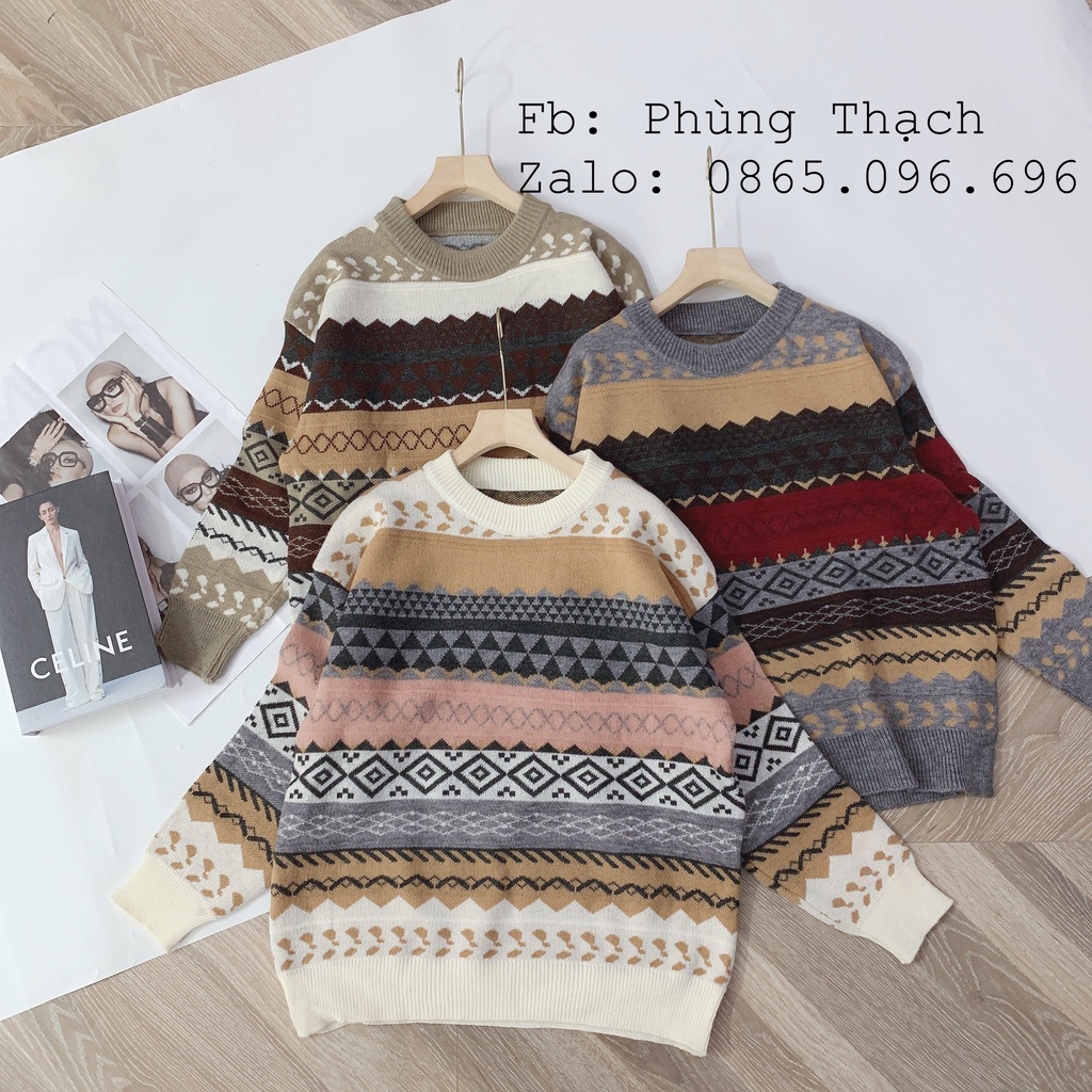 [Mã FAMARAL2 giảm 10K đơn 50K] ÁO LEN THỔ CẨM MẪU HOT CỰC XỊN ( ảnh thật+video)