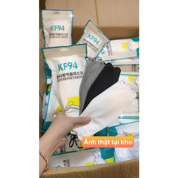 (HÀNG SẴN) 50 CHIẾC KHẨU TRANG 4D KF94 (10TUI) | BigBuy360 - bigbuy360.vn