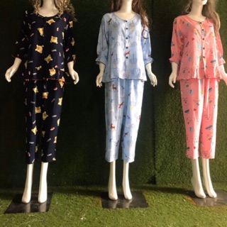 Đò bộ lanh tay dài bigsize cho mẹ bầu và sau sanh (75-90kg)