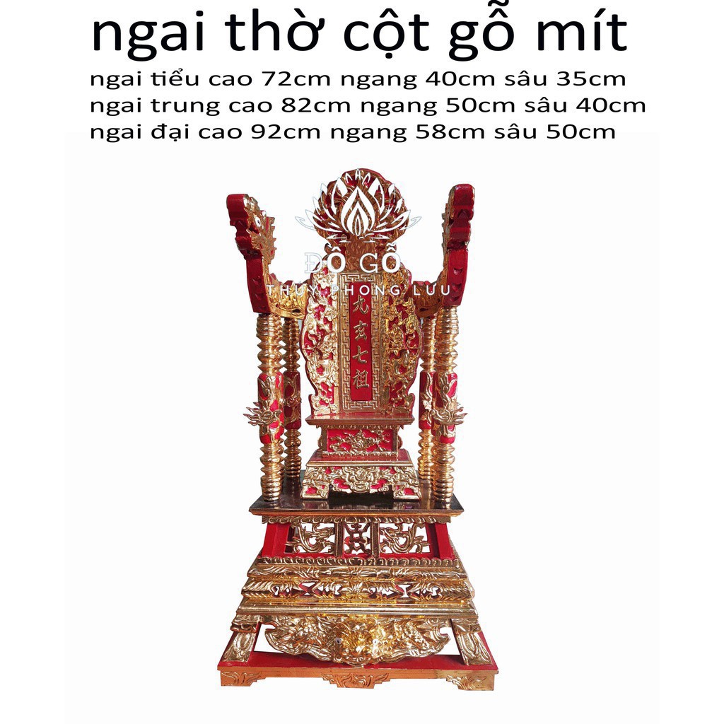 ngai thờ cúng-ỷ thờ-gỗ mít cao cấp