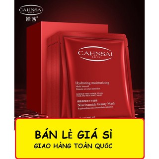 [CHUYÊN SỈ]Mặt nạ lựu đỏ hộp 10 miếng Cahnsai, COMBO 5 hộp mặt nạ lựu đỏ 10 miếng Cahnsai giúp da luôn chắc khỏe