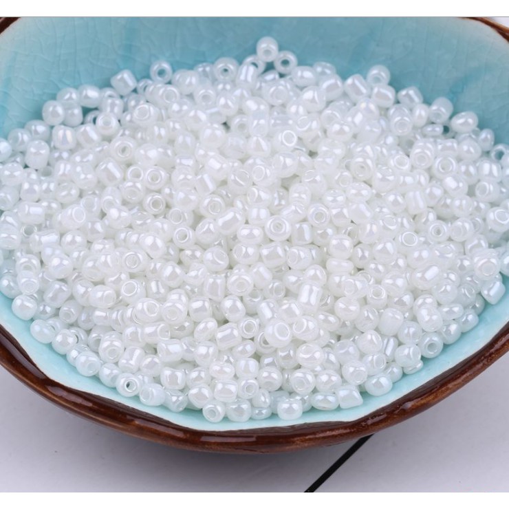 Hạt xâu làm trang sức hình tròn bằng thủy tinh 2mm / 3mm / 4mm