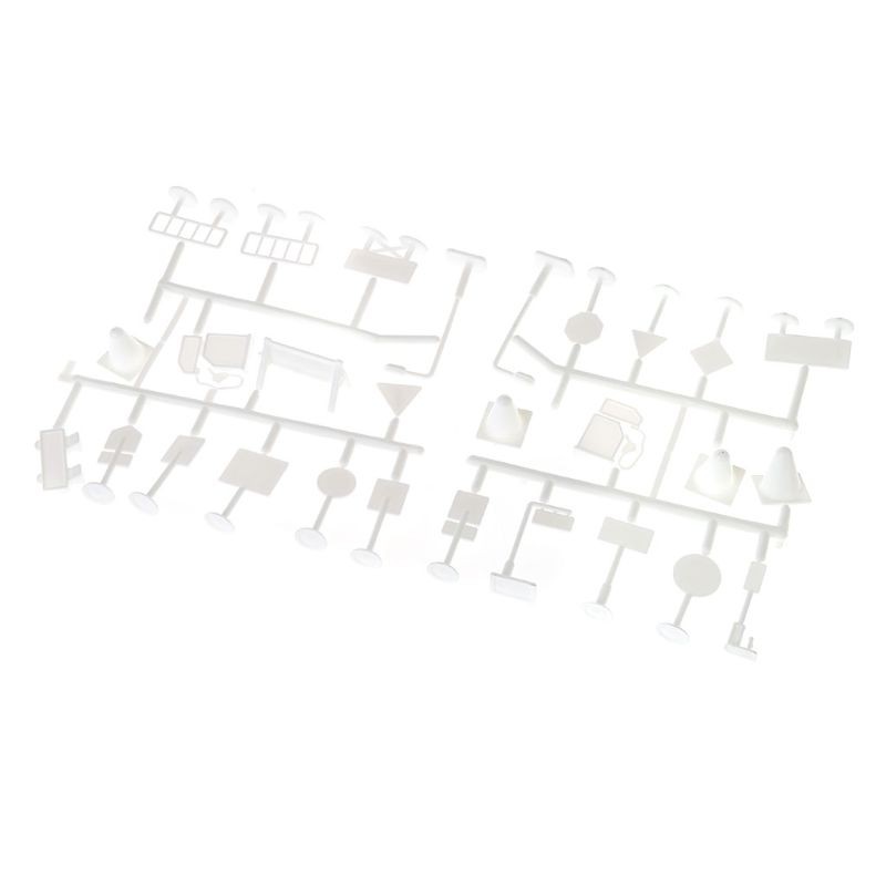 Bộ 56 đồ chơi biển báo giao thông DIY cho bé