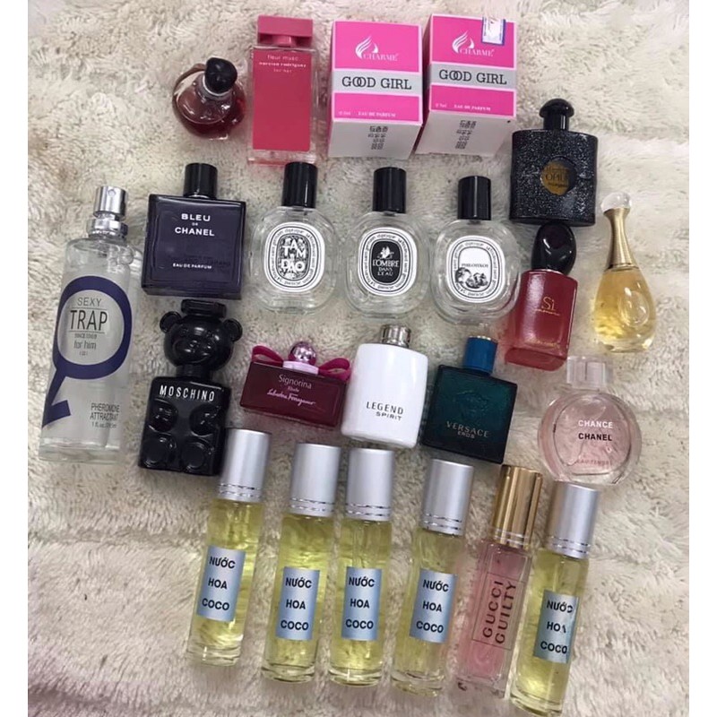 Thanh lý lô nước hoa mini  ( 23 chai )