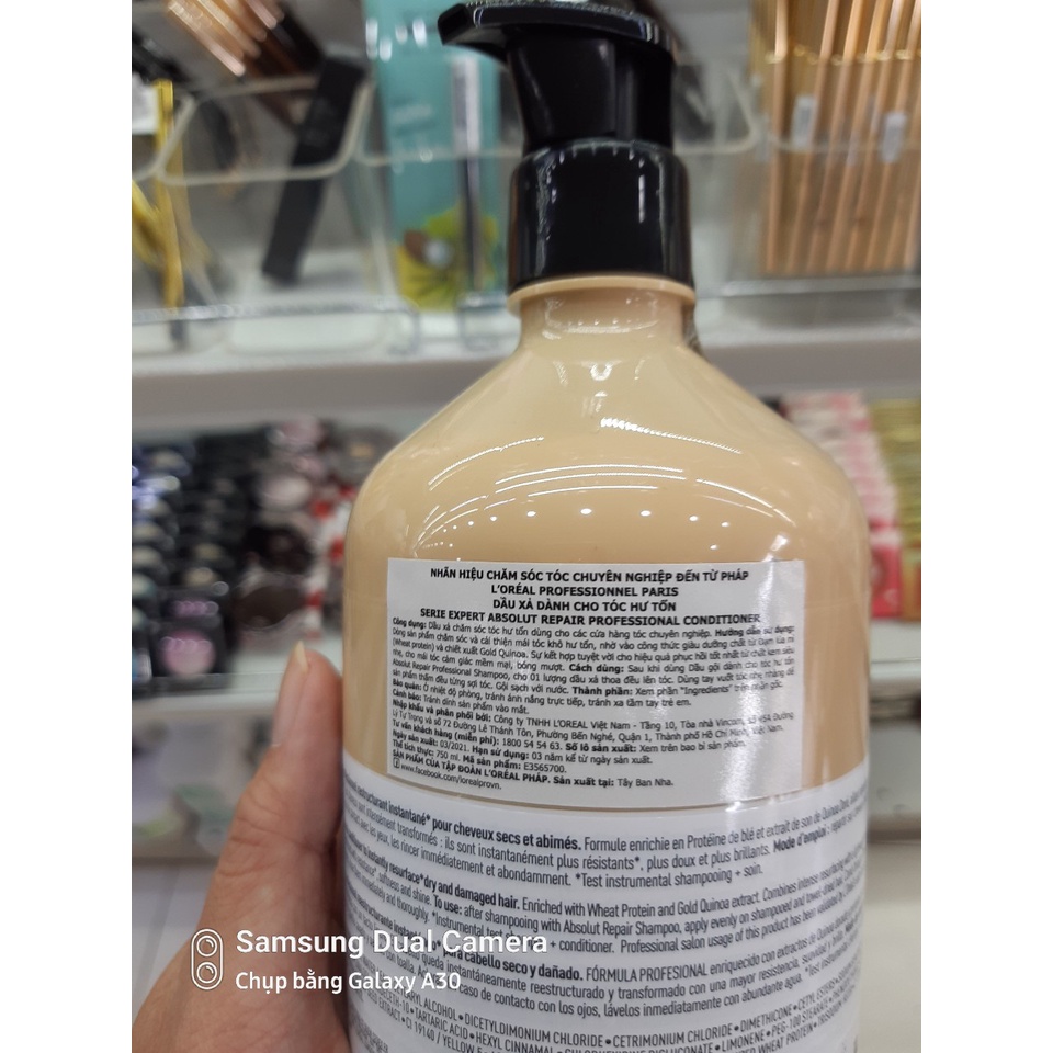 Xả Loreal vàng 750ml (MP7890)