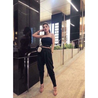 Áo quây ngực trơn croptop
