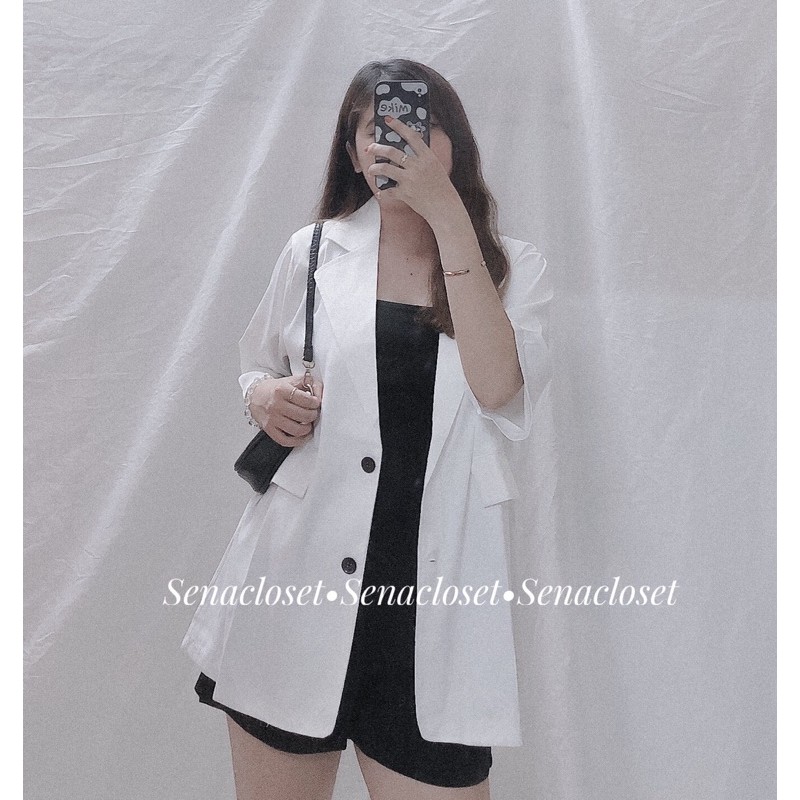 Áo Blazer tay lỡ 1 lớp Ulzzang ( Ảnh thật/Video) | BigBuy360 - bigbuy360.vn