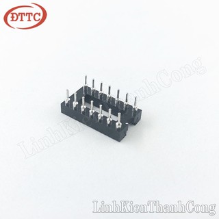 Bộ 10 Chiếc Đế IC 14 Chân DIP-14 Loại Tròn
