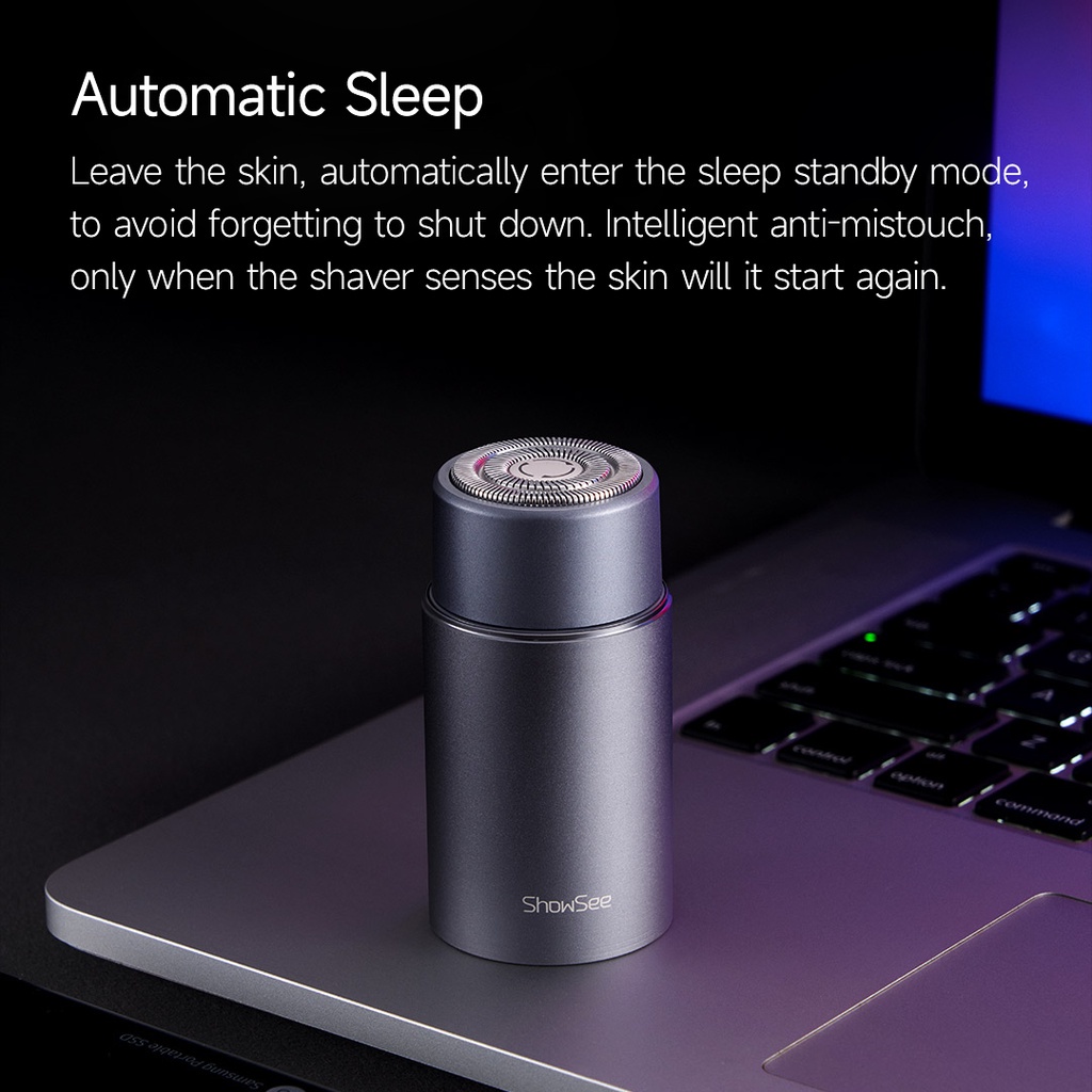 Máy Cạo Râu Xiaomi Youpin ShowSee Cảm Biến Thông Minh Chống Thấm Nước Không Dây - Bảo Hành 12 Tháng