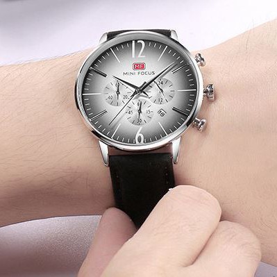 [Tặng vòng tay] Đồng hồ nam MINI FOCUS chính hãng MF0114G.01 fullbox dây da cao cấp