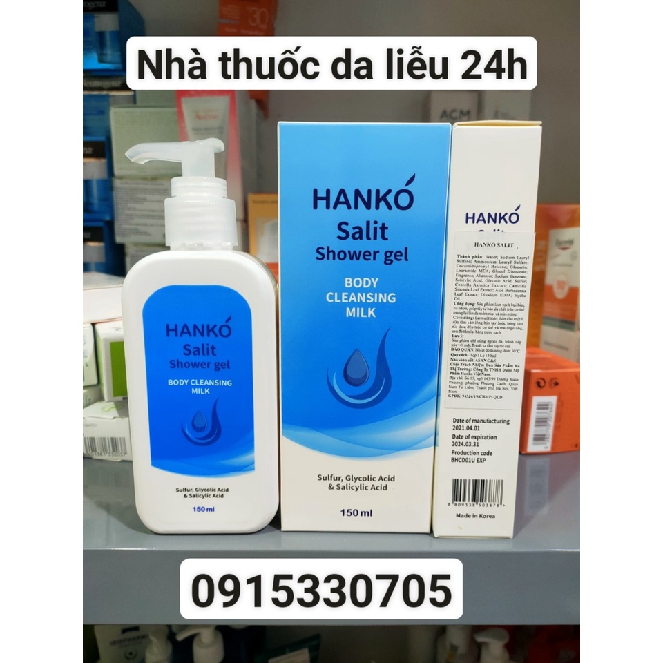 Sữa tắm Hanko Salit Shower Gel 150ml