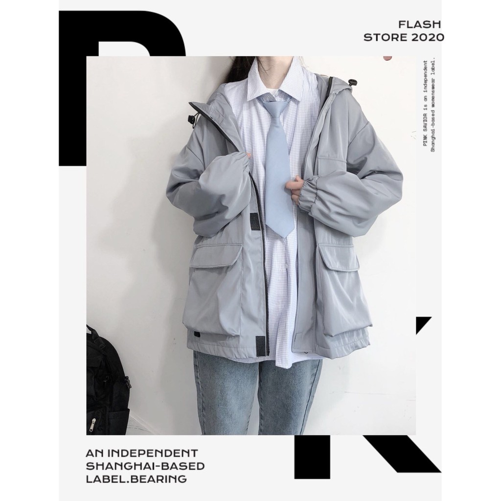 Áo Dù 4 túi nam nữ YAYSHOP chất dù 2 lớp form unisex kèm ảnh thật