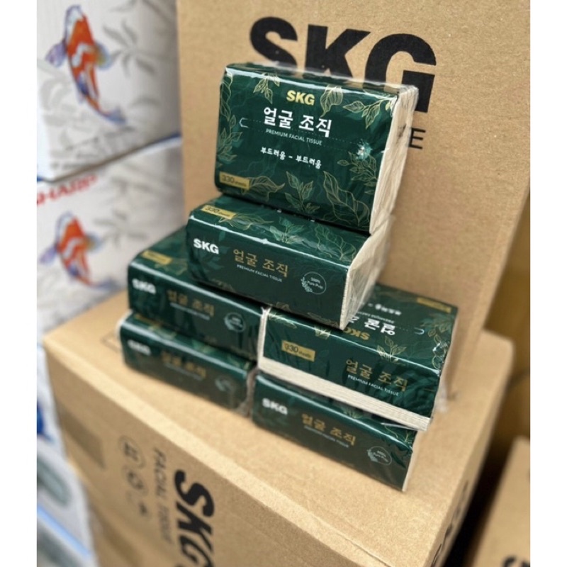 THÙNG 30 GÓI Giấy Ăn Cao Cấp SKG - Giấy Ăn Gấu Trúc Hàn Quốc