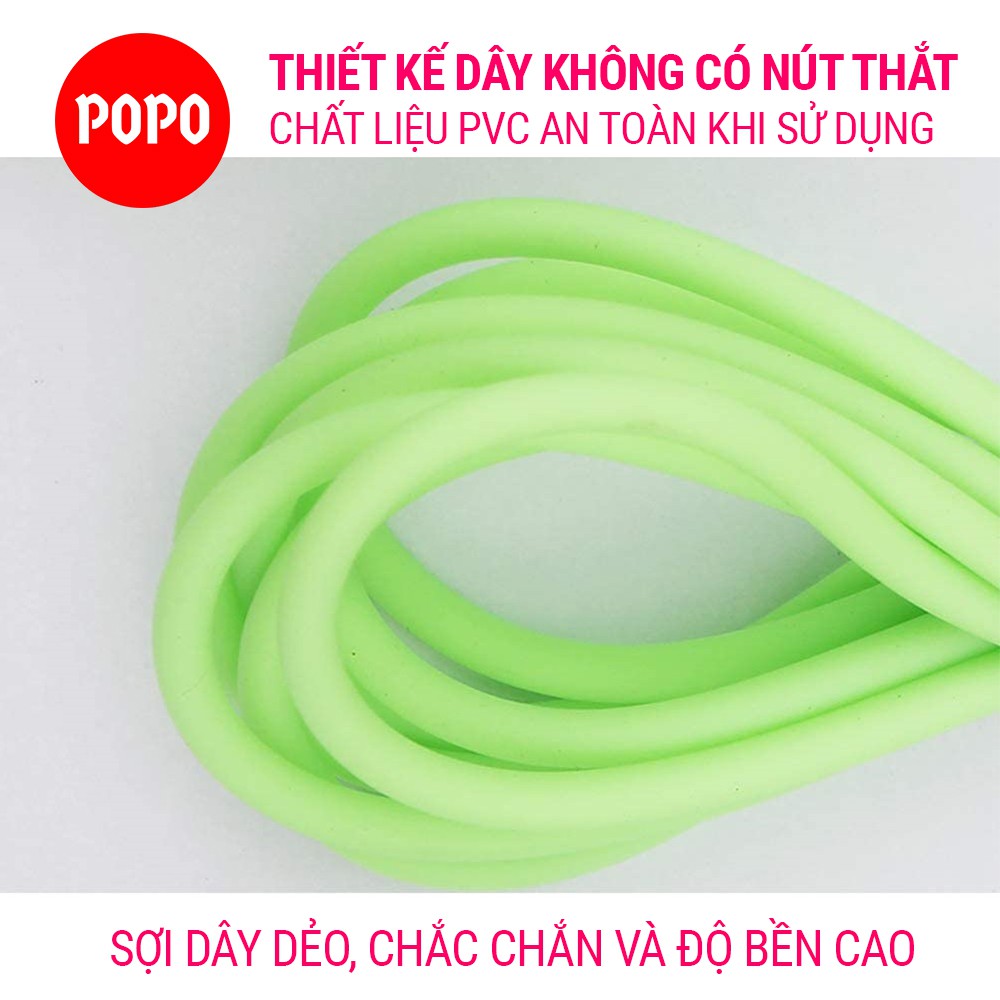 Dây nhảy giảm cân, dây nhảy cho trẻ em có đếm số vòng tự động giúp phát triển chiều cao XC02 POPO quay 360 độ chống rối