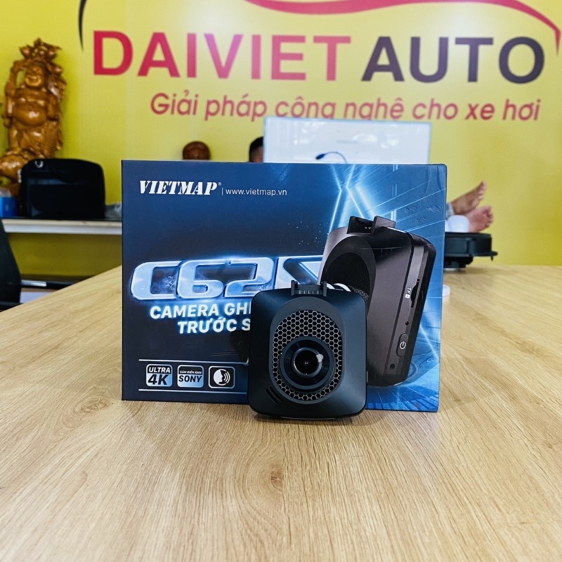 (Vietmap C62S) Camera hành trình ghi hình 4K cảnh báo giao thông | Đại Việt Auto
