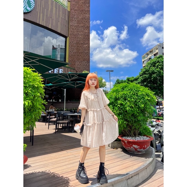 Phoebe Dress - Đầm babydoll tay bồng vintage - Remmus.vn