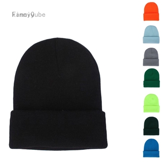 Mũ Len Beanie Co Giãn Giữ Ấm Phong Cách Hip Hop Cho Nam Nữ