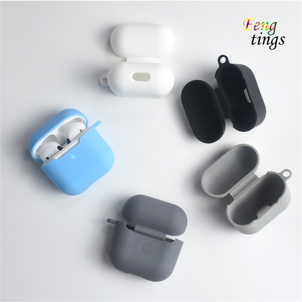 Vỏ Bảo Vệ Hộp Sạc Tai Nghe Bluetooth Airpods Pro 4 Bằng Silicon Mềm Chống Gỉ