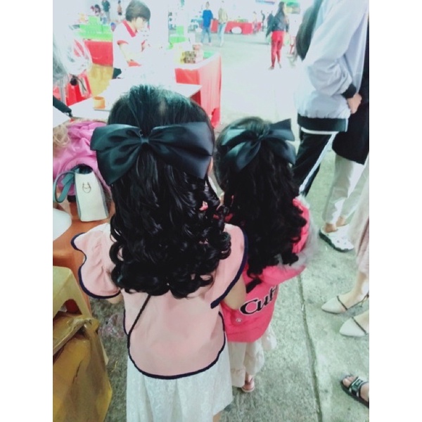 Tóc giả kẹp búi có  cài  chắc chắn trung niên  🎀kèm hình thật 🎀❇️freeship ❇️