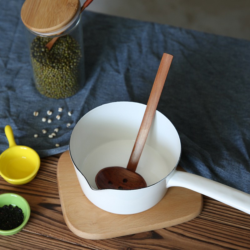 Nồi nấu ăn bằng gốm có tay cầm dài tiện dụng dung tích 1.3l