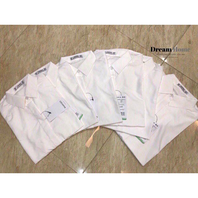 [Ấn Follow nhận mã giảm 15%] Áo sơ mi trắng VNXK/hàng cao cấp nẹp cúc/chất vải thấm hút mồ hôi | BigBuy360 - bigbuy360.vn