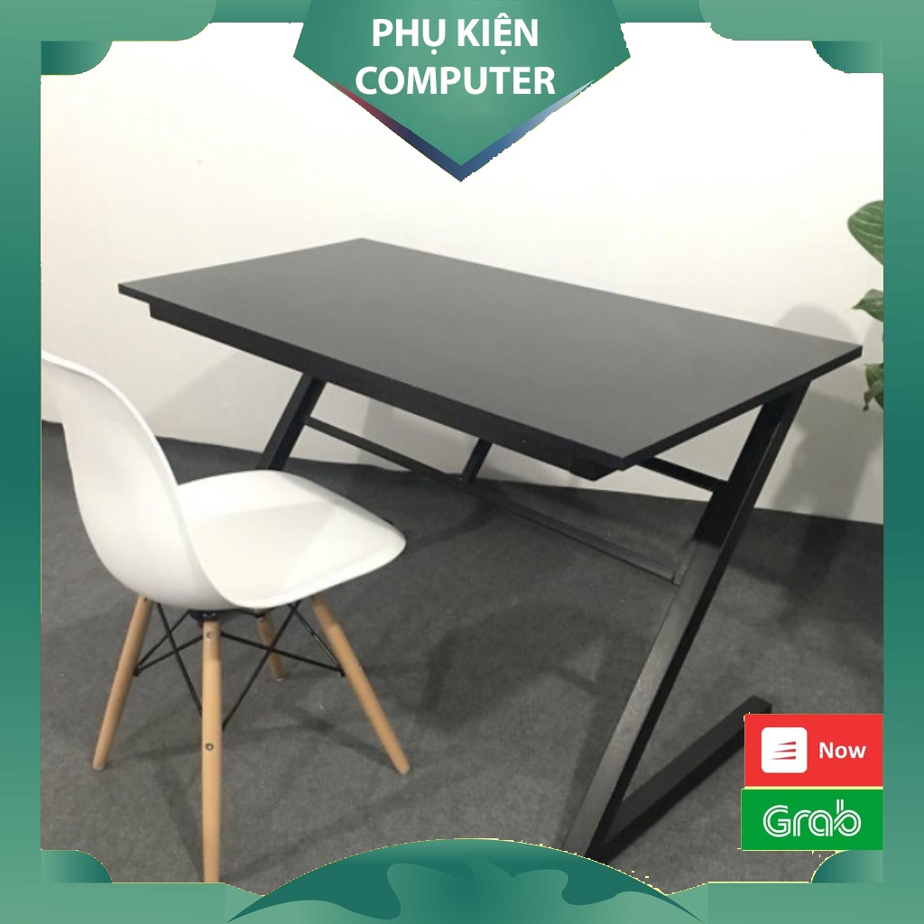 Bàn Gaming Chữ Z, Bàn làm việc, Bàn học, Mặt Gỗ D120 x R60 x C75 cm đầy đủ phụ kiện lắp ráp hàng cao cấp