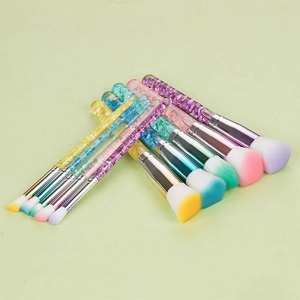 OCEANMAP Cọ Trang Điểm Đầu Tròn Lông Mềm Có Kim Tuyến Nước