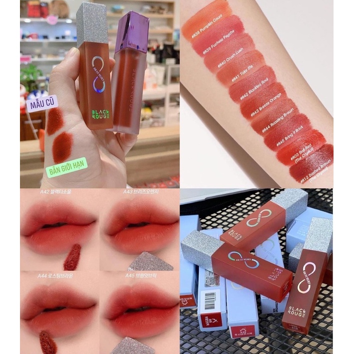 SON KEM LÌ BLACK ROUGE AIR FIT VELVET TINT VERSION 8