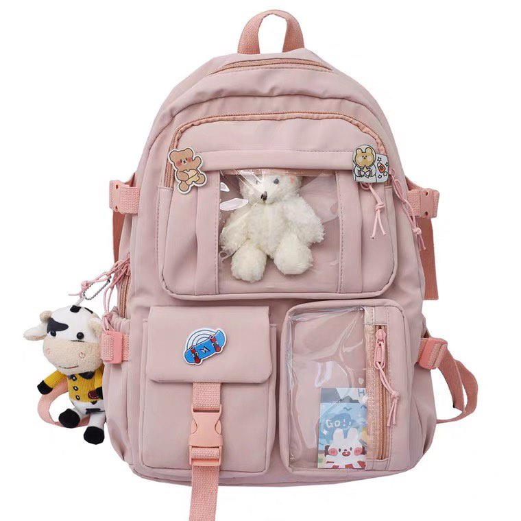 🌹 Balo Ulzzang đi học 2 túi trong xinh xắn siêu ciu 🍀🌈 Hàng có sẵn 🎋