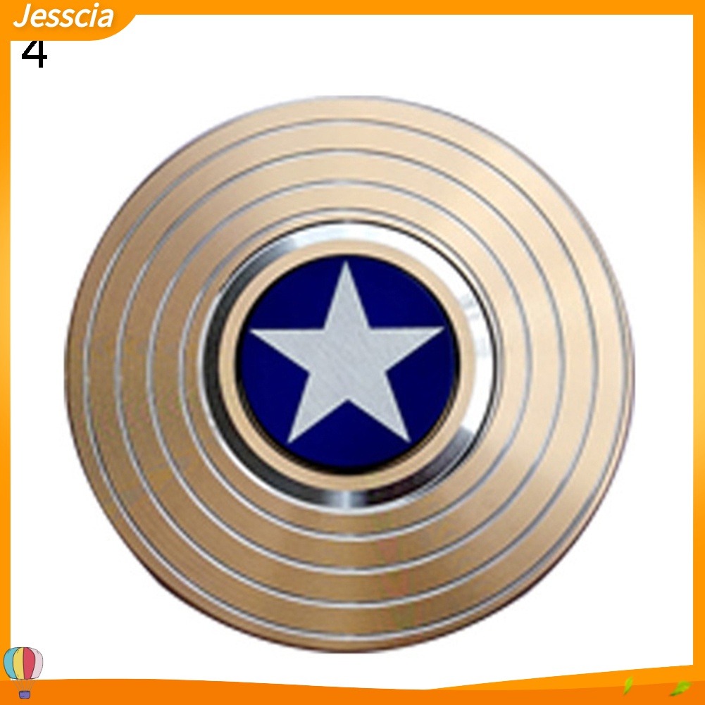 Jessica| Con Quay Đồ Chơi Spinner HìNh TròN Captain America Spideman, GiúP GiảM Stress