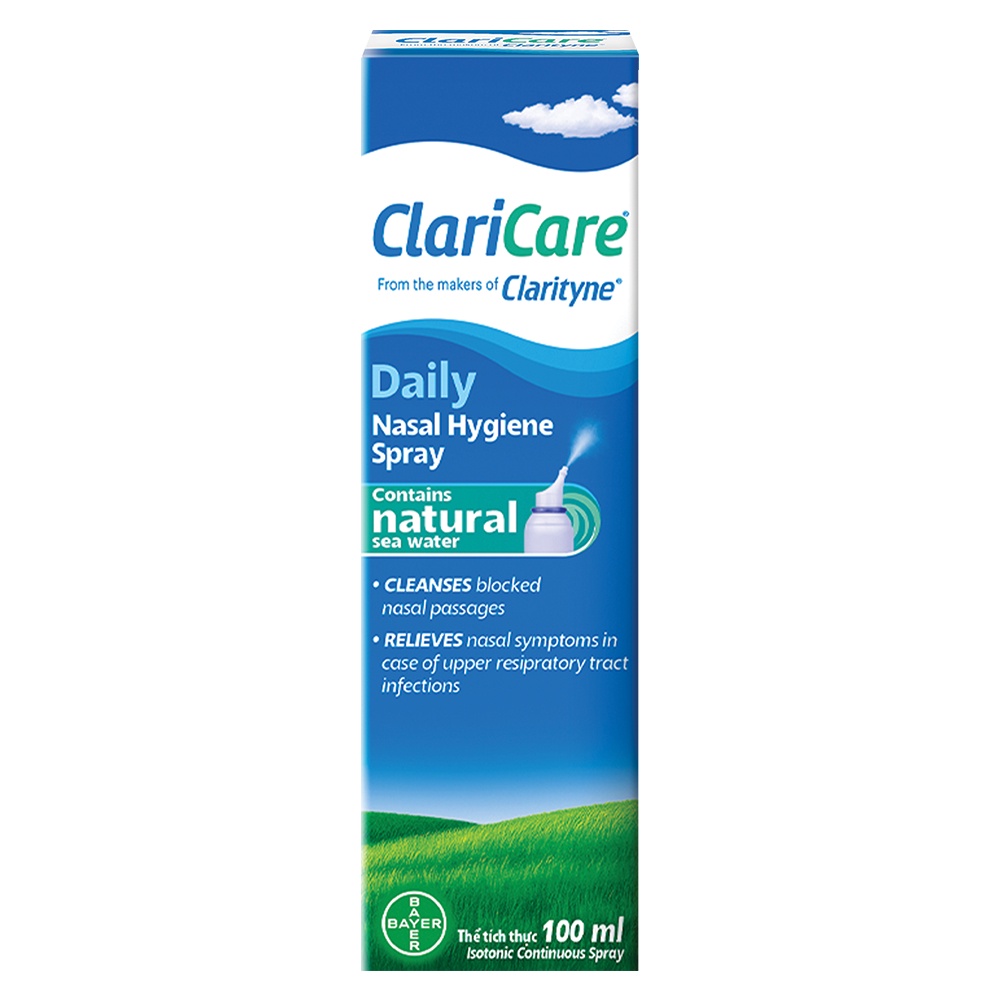 Dung Dịch Xịt Vệ Sinh Mũi Claricare 100ml