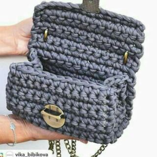 Túi xách len sợi handmade