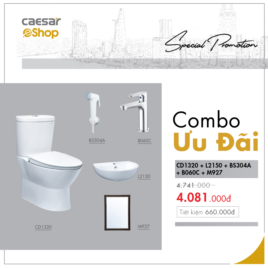 Combo sản phẩm CD1320+L2150+B060C+BS304A+M927