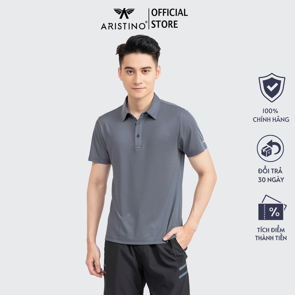 Áo polo nam  ARISTINO chống bám bụi, chống nhăn, hạn chế thấm nước, độ bền cao - APS029S1