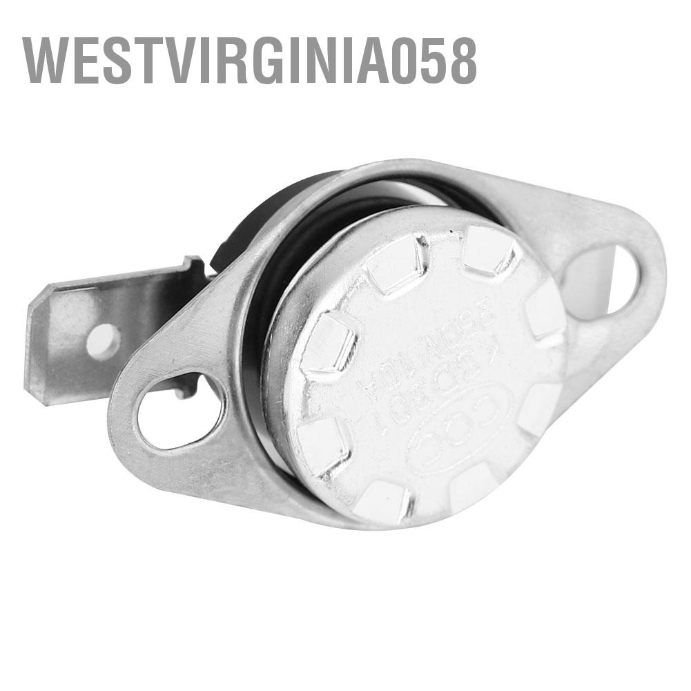 Westvirginia058 5 Pcs KSD301 Switch Temperature Control Thermostat Thermal 250V10A Normally Closed