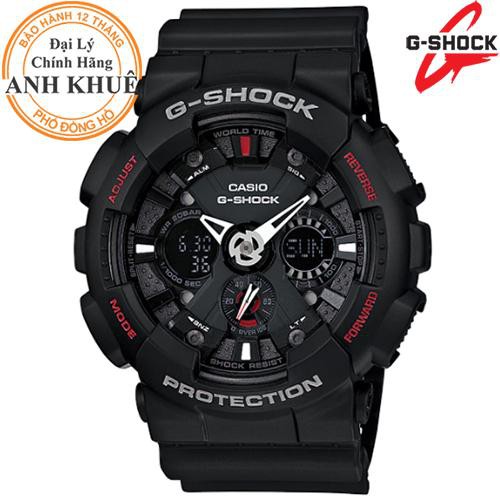 Đồng hồ nam dây nhựa G-SHOCK chính hãng Casio Anh Khuê GA-120-1ADR