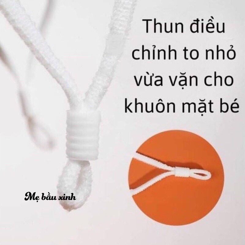 KHẨU TRANG GẤU CHO BÉ 0-3 TUỔI (3 cái)