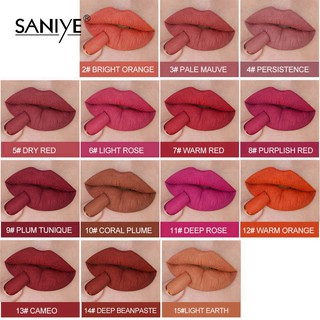  TWKB0 Son kem SANIYE chất lượng cao giữ ẩm cho môi L1135 6 