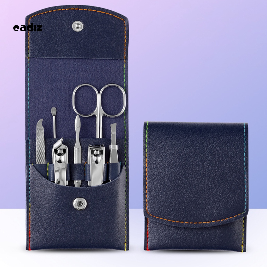 [Hàng mới về] Bộ dụng cụ cắt móng tay/tỉa mày/vệ sinh tai bằng thép không gỉ tiện dụng