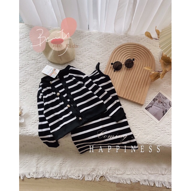 Váy body sọc siêu xinh cho bé gái đây ạ