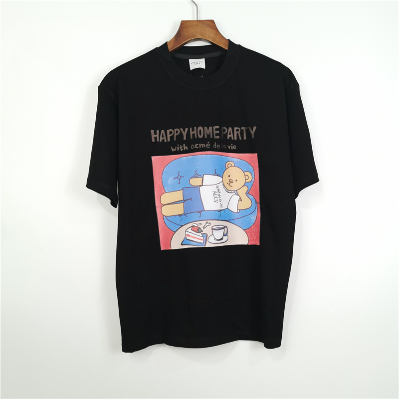 Áo thun cotton cổ tròn họa tiết cá tính # V176