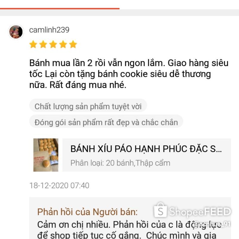 BÁNH XÍU PÁO  ĐẶC SẢN NAM ĐỊNH HẠNH PHÚC | BigBuy360 - bigbuy360.vn