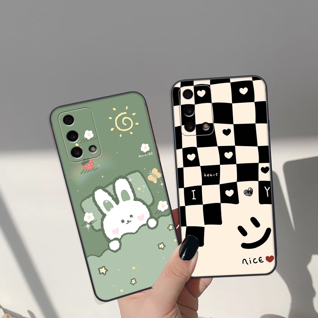 Ốp lưng Oppo A74 / A95 in hình Gấu nâu - hồng, Gấu Be@rick  cực CUTE, DỄ THƯƠNG